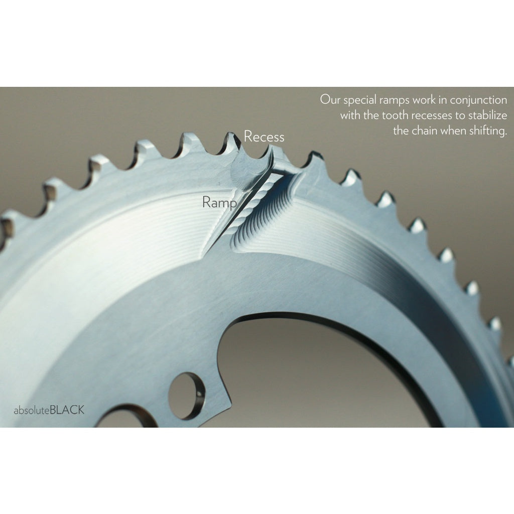 ABSOLUTEBLACK PREMIUM OVAL ROAD 110/5 BCD CHAINRING FOR SRAM