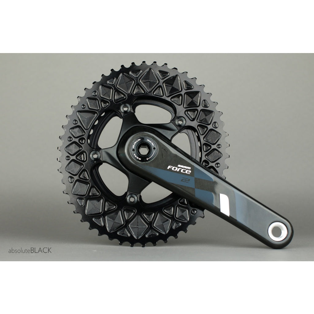 ABSOLUTEBLACK PREMIUM OVAL ROAD 110/5 BCD CHAINRING FOR SRAM