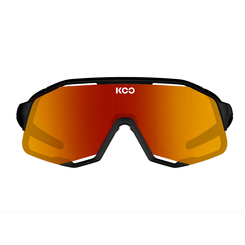 KOO Demos Sunglasses Black Matt/Red