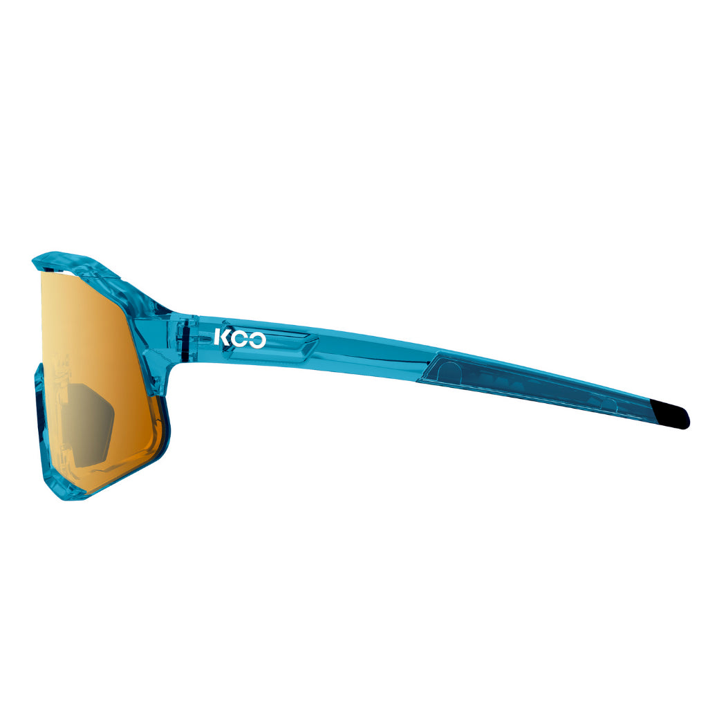 KOO Demos Sunglasses - Teal Blue Glass / Orange