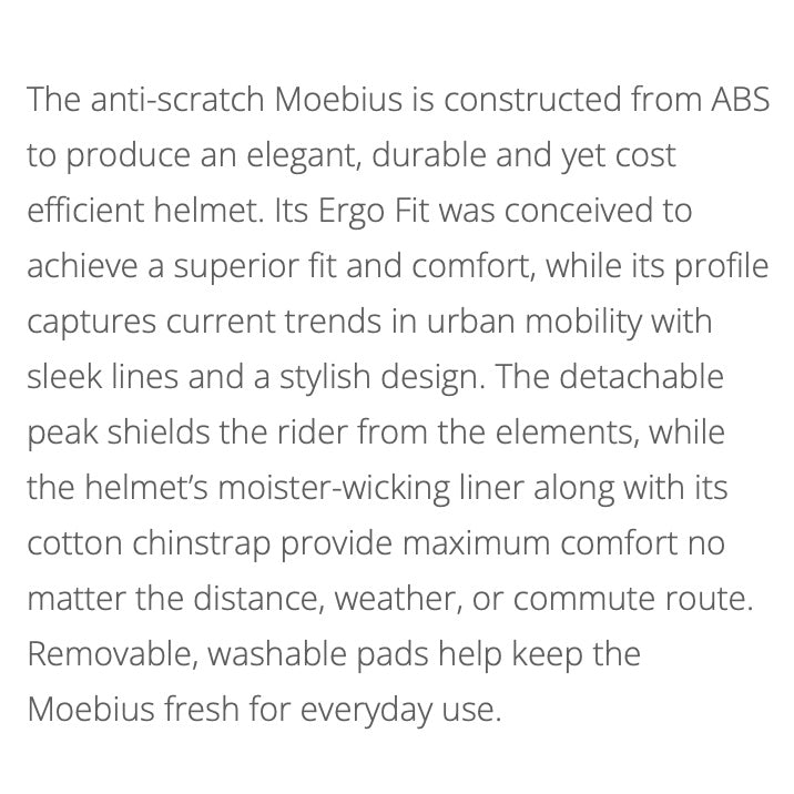 KASK MOEBIUS ELITE HELMET WHITE