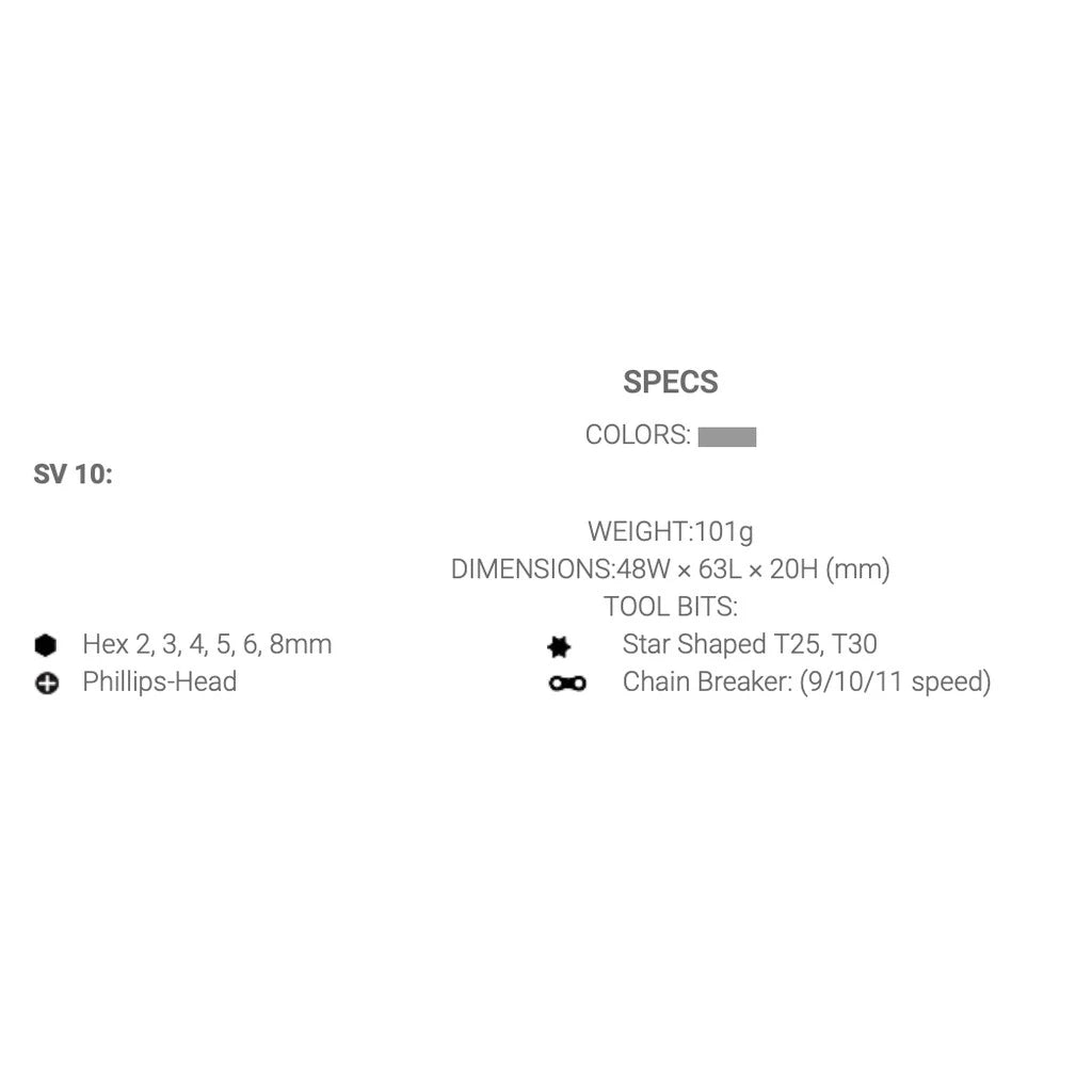 LEZYNE SV10 MULTI TOOL