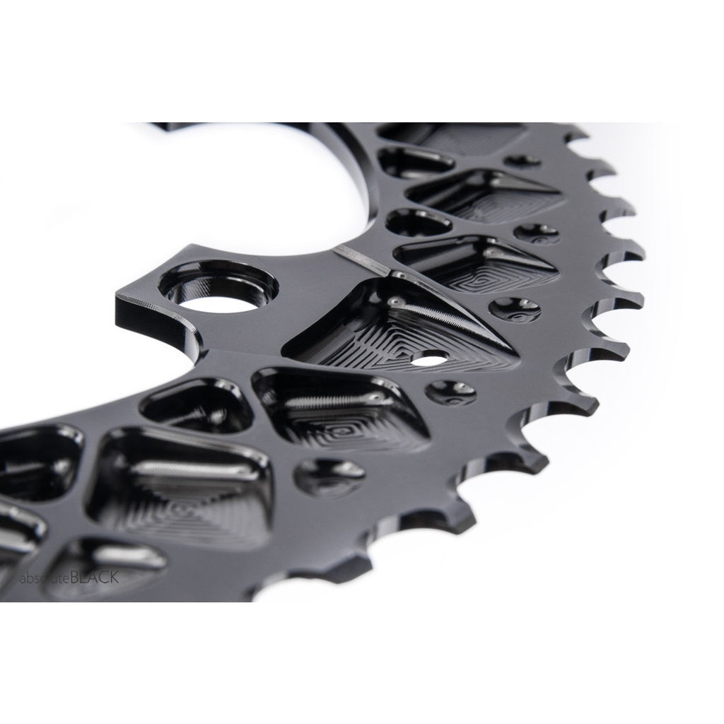 ABSOLUTEBLACK PREMIUM OVAL ROAD 110/5 BCD CHAINRING FOR SRAM