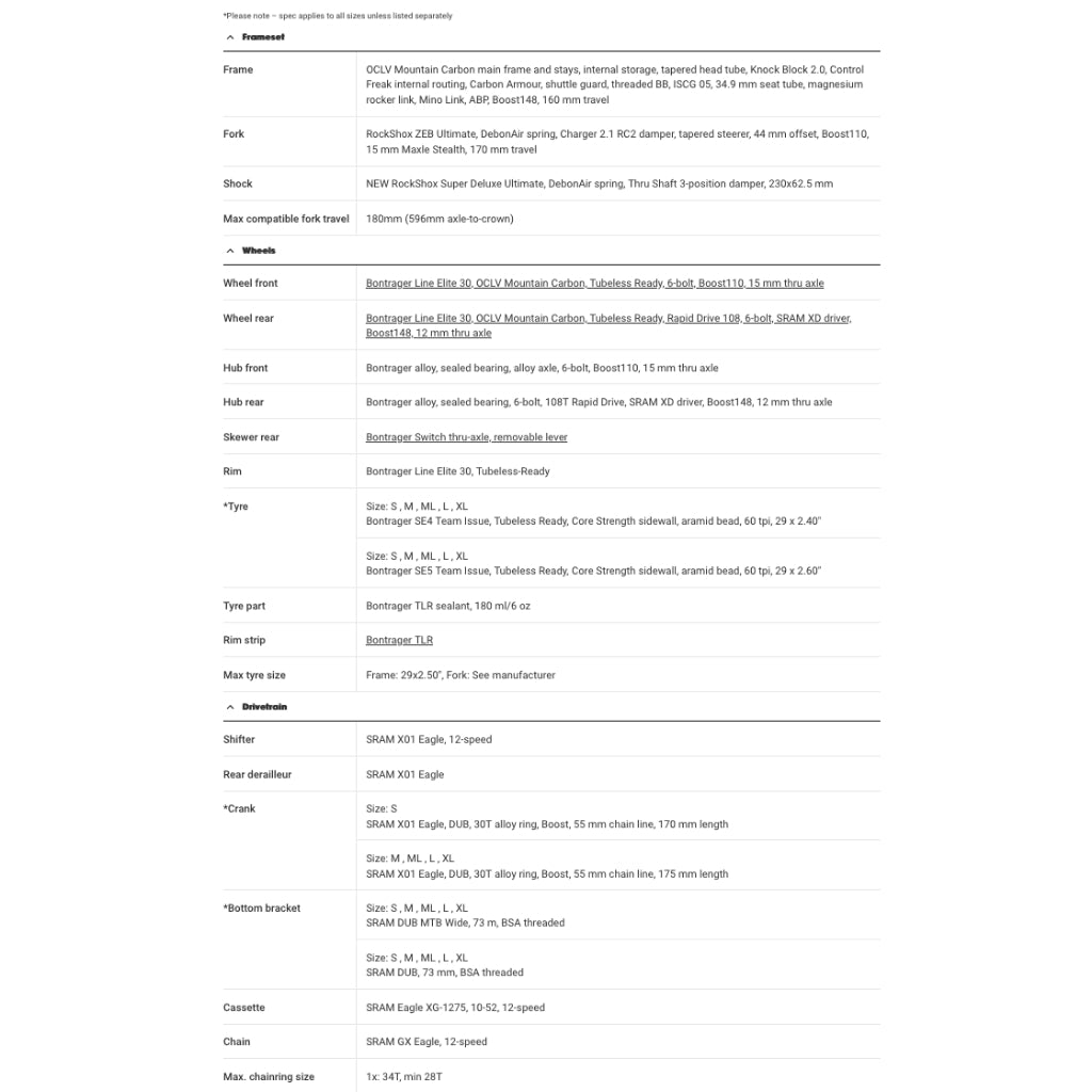 Trek Slash 9.9 XO1 LITHIUM GREY