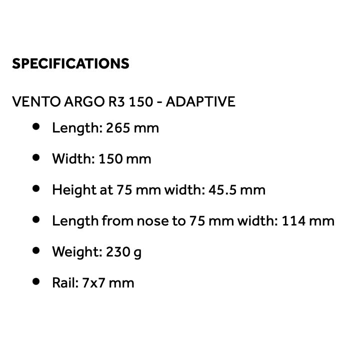 FIZIK VENTO ARGO R3 ADAPTIVE SADDLE