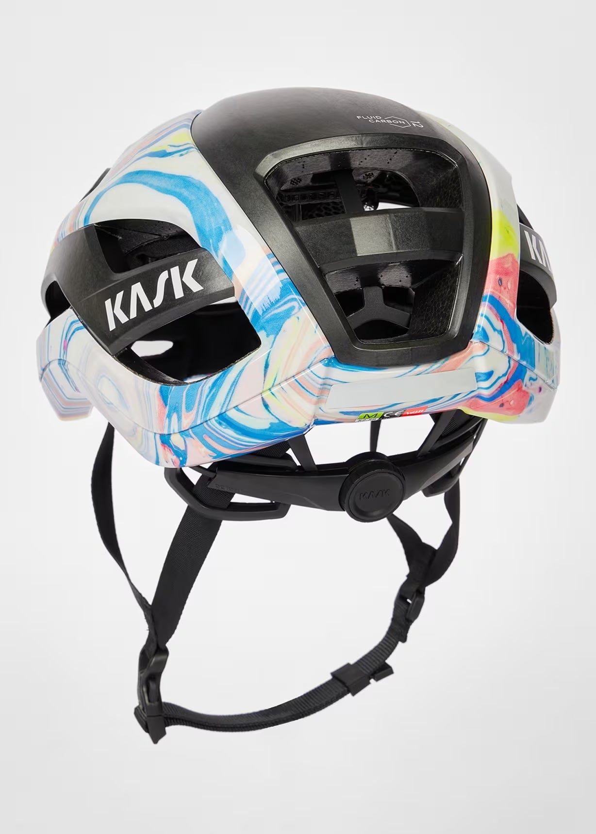 Paul Smith + Kask White 'Marble Inks' Elemento Cycling Helmet (PRE-ORDER)