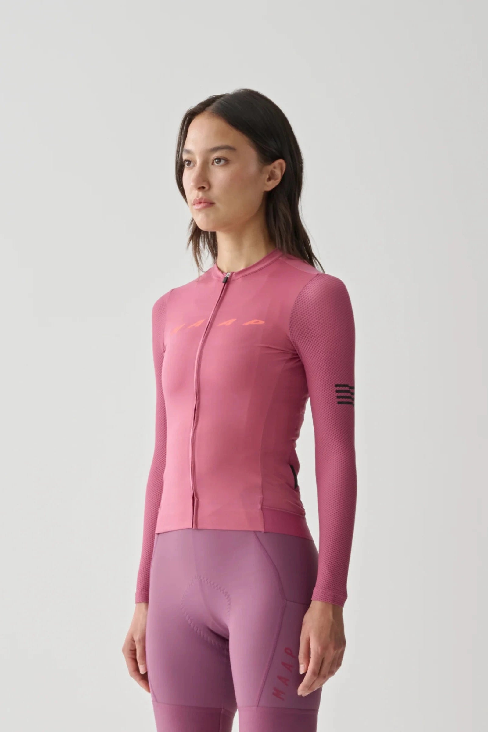 MAAP Women's Evade Pro Base LS Jersey MAUVE1