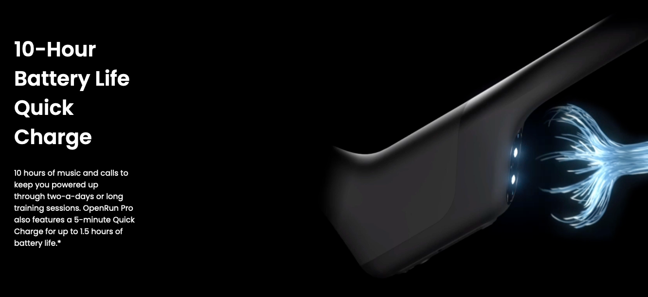 SHOKZ OPENRUN PRO PREMIUM BONE CONDUCTION OPEN-EAR SPORT HEADPHONES