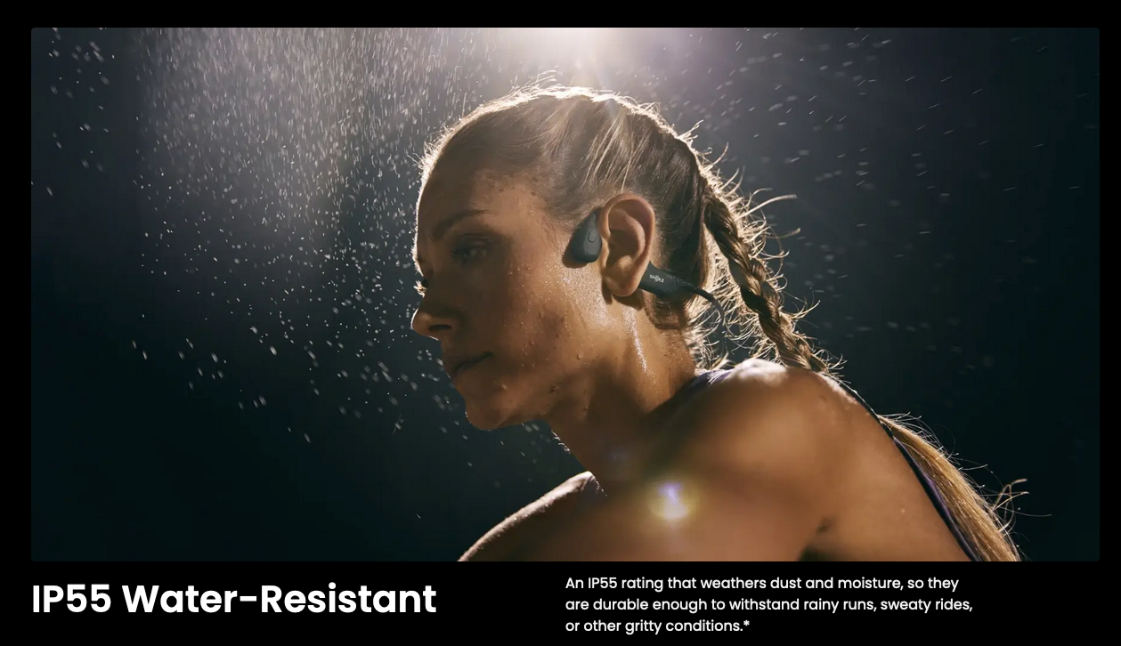 SHOKZ OPENRUN PRO PREMIUM BONE CONDUCTION OPEN-EAR SPORT HEADPHONES
