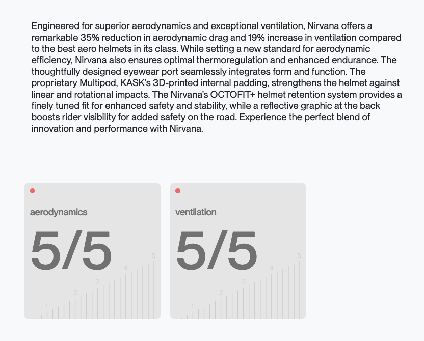 KASK NIRVANA BLACK MATT