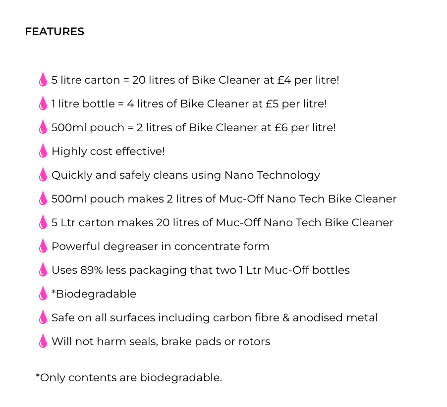 MUC-OFF Bike Cleaner Concentrate 5L