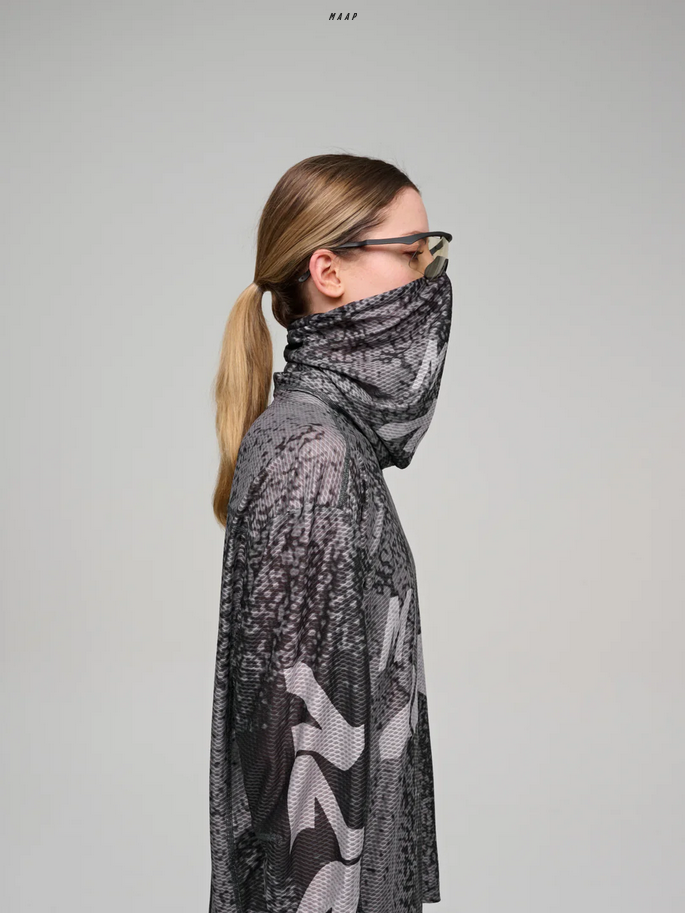 MAAP Alt_Road Air Mesh Neck Screen Silver/Black