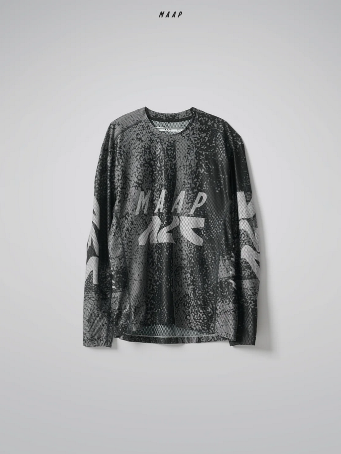 MAAP Alt_Road Mesh LS Tee Silver/Black