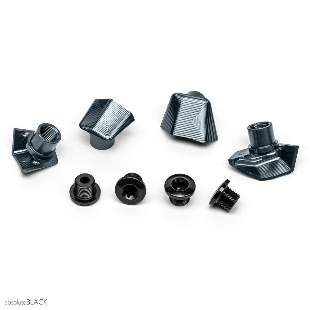 ABSOLUTEBLACK CRANK BOLT COVERS FOR DURA-ACE 9100