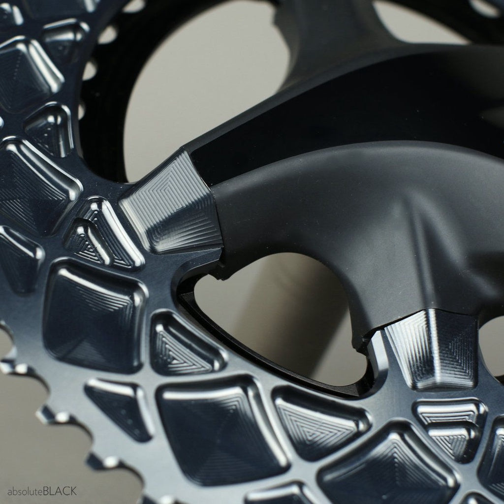 ABSOLUTEBLACK CRANK BOLT COVERS FOR DURA-ACE 9100