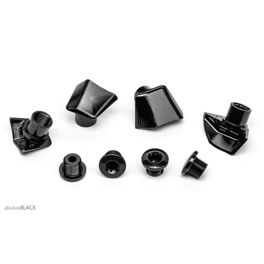 ABSOLUTEBLACK CRANK BOLT COVERS FOR DURA-ACE 9100