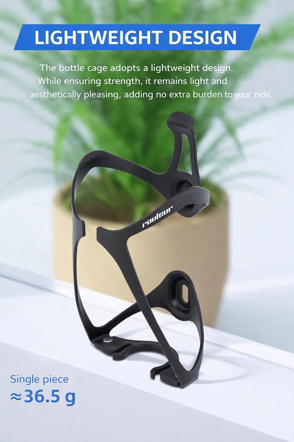 Rouleur Rib Bottle Cage Alloy