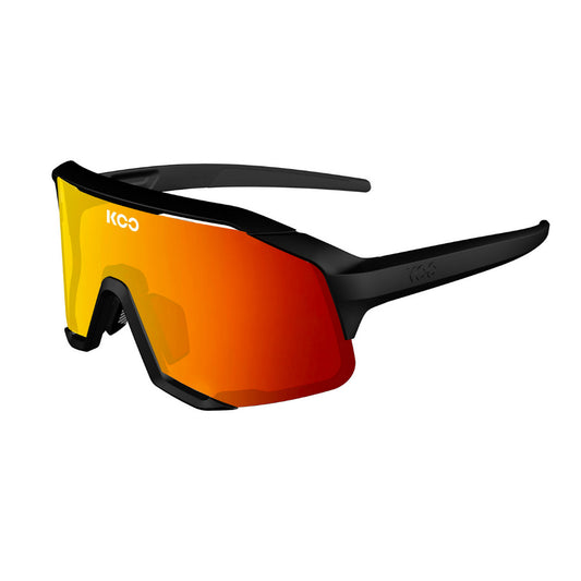 KOO Demos Sunglasses Black Matt/Red