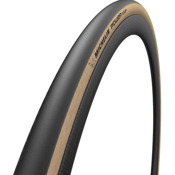 MICHELIN POWER CUP COMPETITION CLINCER CREAM ROAD TYRE