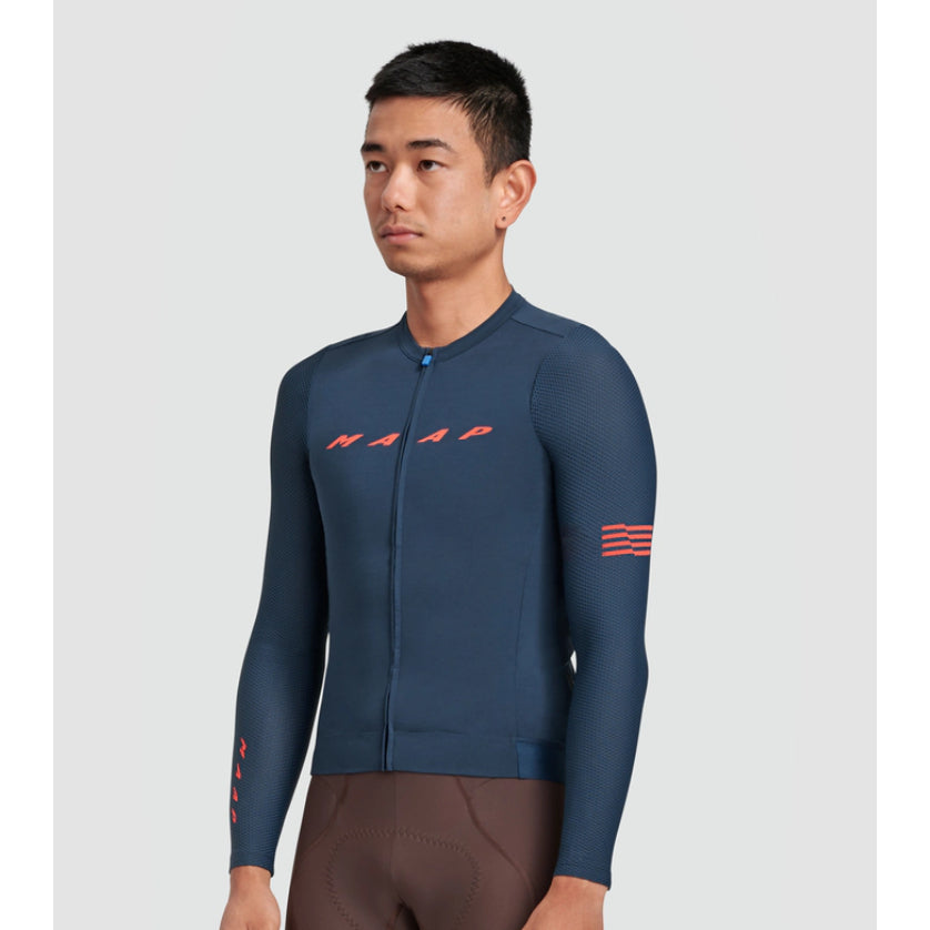 MAAP Evade Pro Base LS Jersey 2.0 Midnight Navy