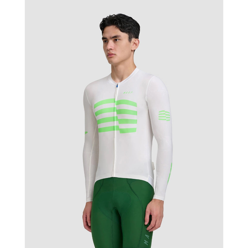 MAAP Sphere Pro Hex LS Jersey 2.0 White