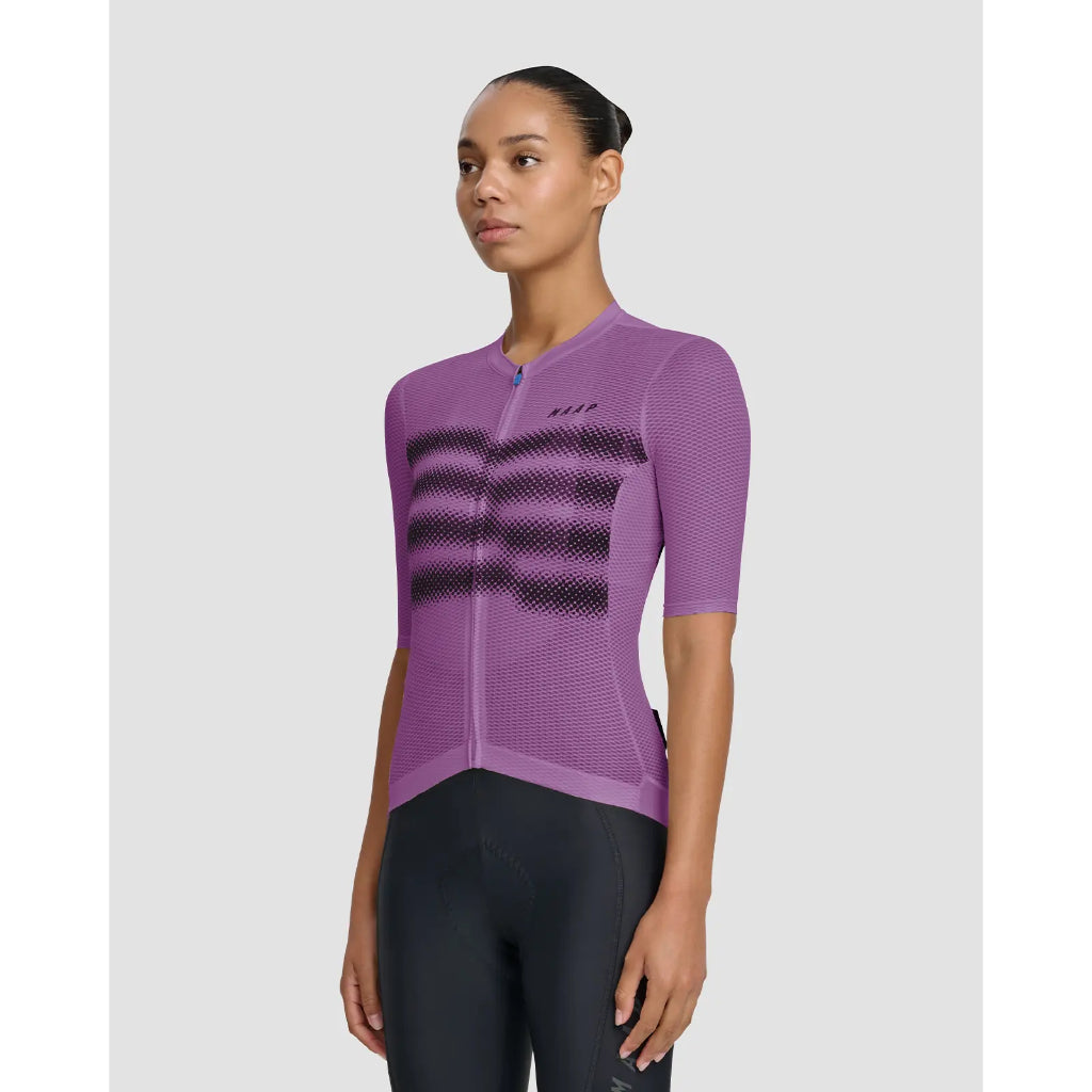 MAAP Women's Blurred Out Ultralight Jersey Plum