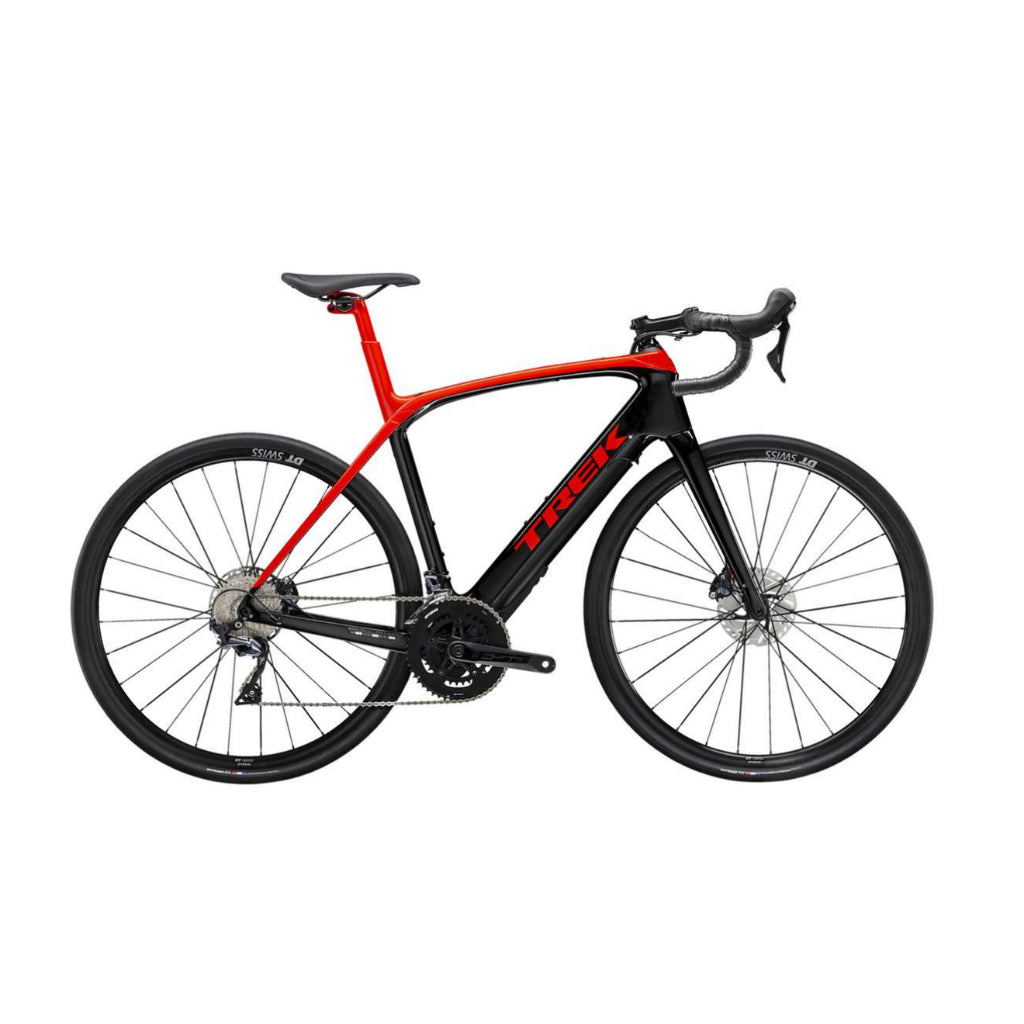 Trek Domane + LT Red and Trek Black