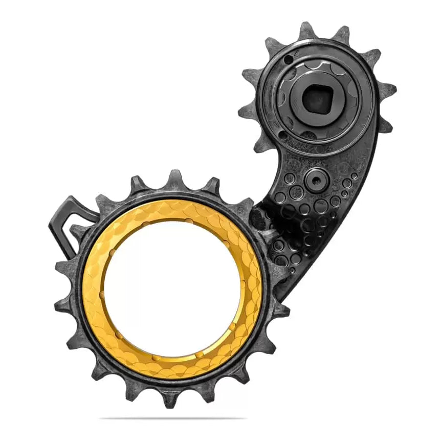 absoluteBLACK Hollowcage® Sram eTap AXS Carbon Ceramic Oversized derailleur pulley cage