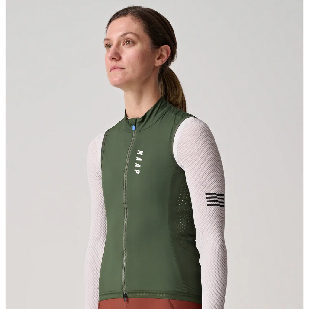 MAAP Women's Draft Team Vest BRONZE GREEN