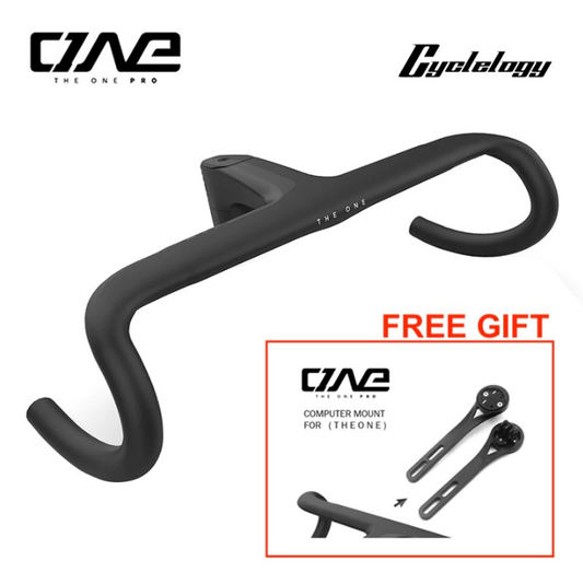 THE ONE PRO Road Carbon Fiber Intergrated Handlebar 1 Year Warranty