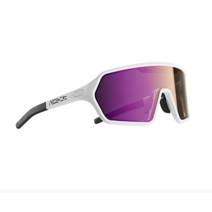 REACT REV NOVA WHITE SUNGLASSES