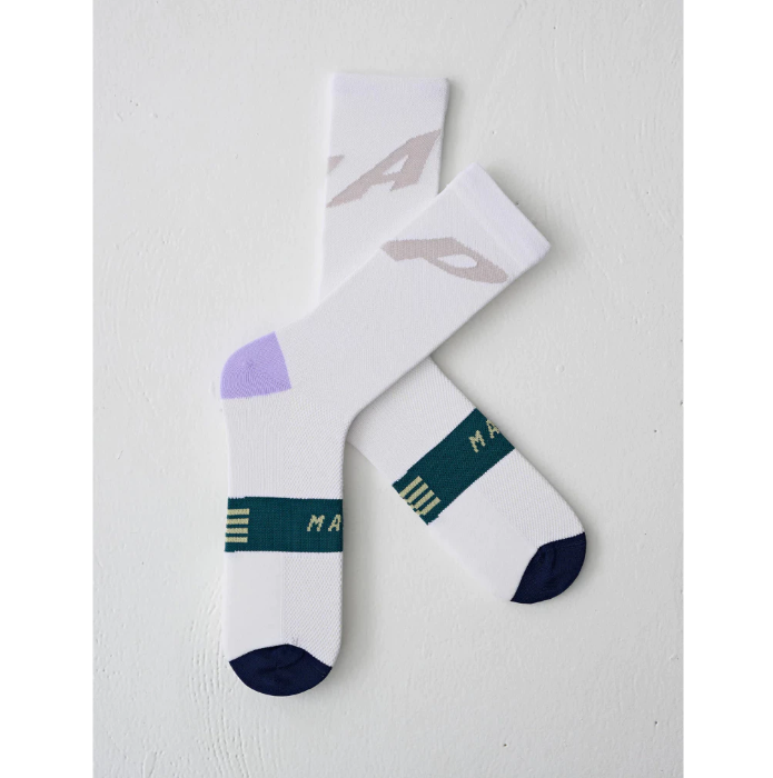 MAAP Level Sock White/Heather Mix