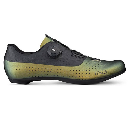 FIZIK TEMPO R4 OVERCURVE WIDE SHOE GREEN BLACK