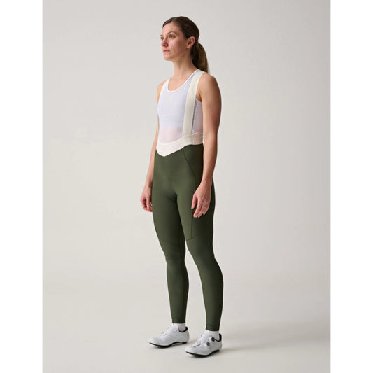 MAAP WOMEN'S TEAM BIB EVO TIGHTS BRONZE GREEN