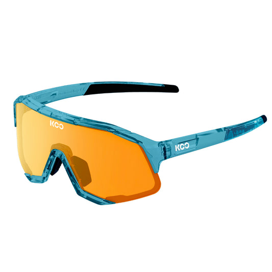 KOO Demos Sunglasses - Teal Blue Glass / Orange