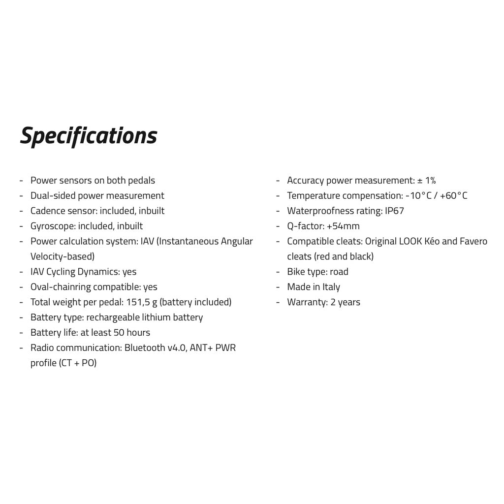 ASSIOMA DUO POWER METER PEDALS