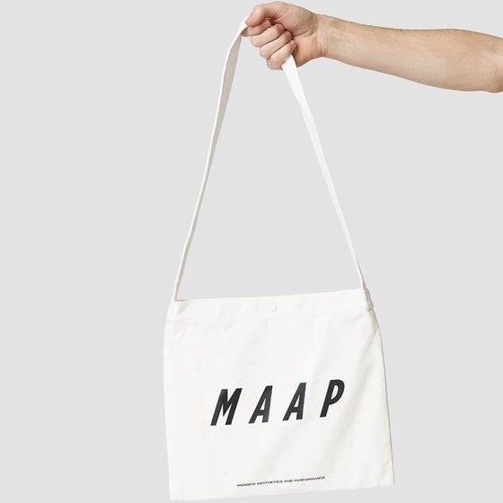 MAAP Cotton Canvas Musette WHITE