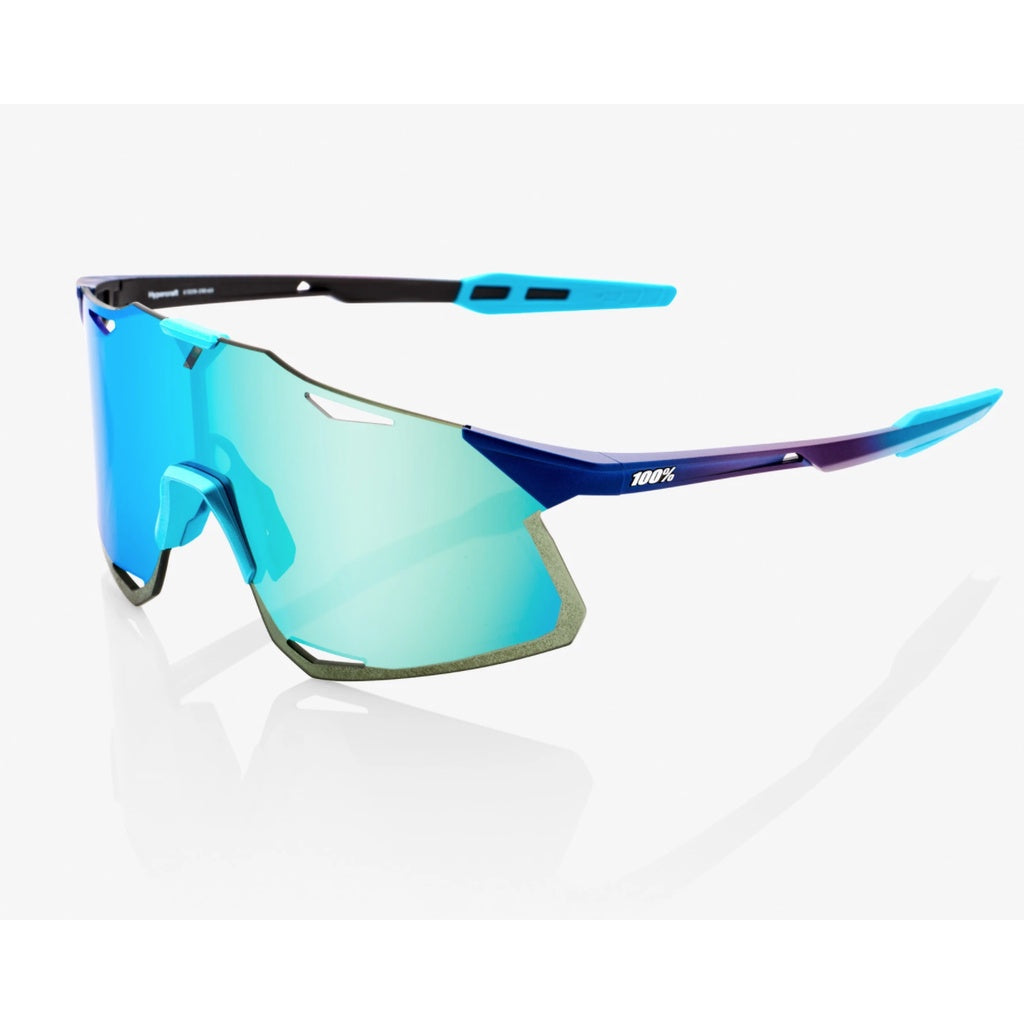 RIDE 100% HYPERCRAFT® Matte Metallic Into the Fade Blue Topaz Multilayer Mirror Lens