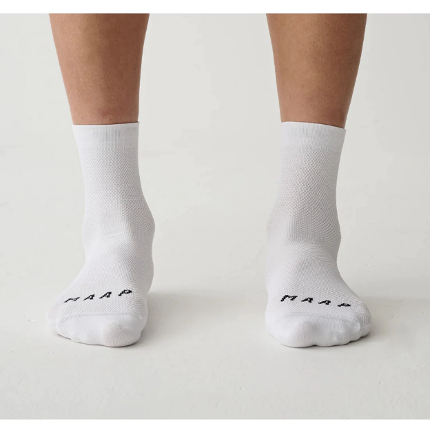 MAAP Division Mono Sock - Short WHITE