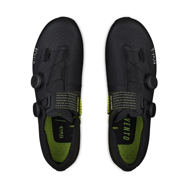 FIZIK VENTO STABILITA CARBON SHOE BLACK/YELLOW FLUO