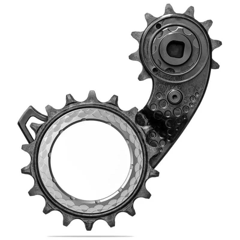 absoluteBLACK Hollowcage® Sram eTap AXS Carbon Ceramic Oversized derailleur pulley cage