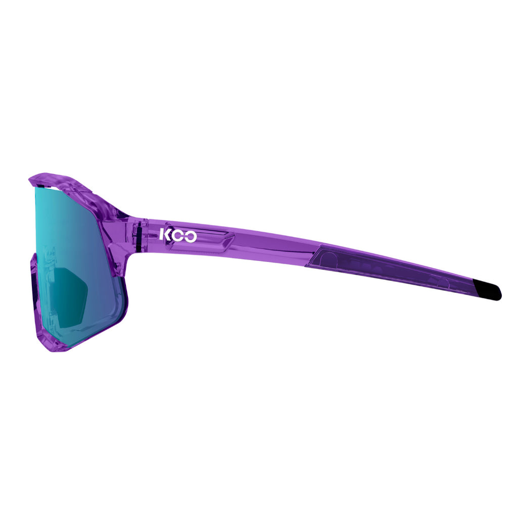 KOO Demos Sunglasses - Violet Glass / Green