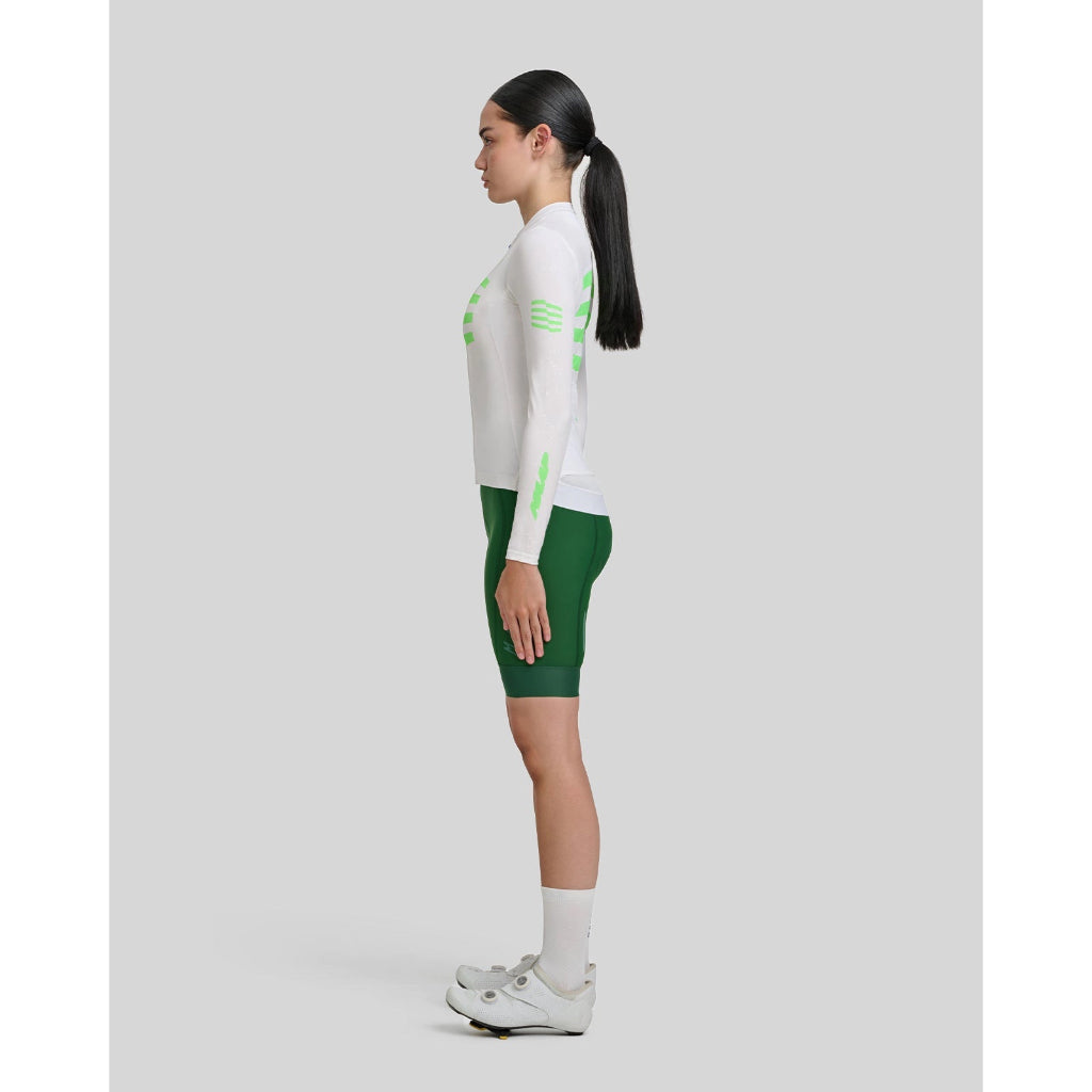 MAAP Women's Sphere Pro Hex LS Jersey 2.0 White