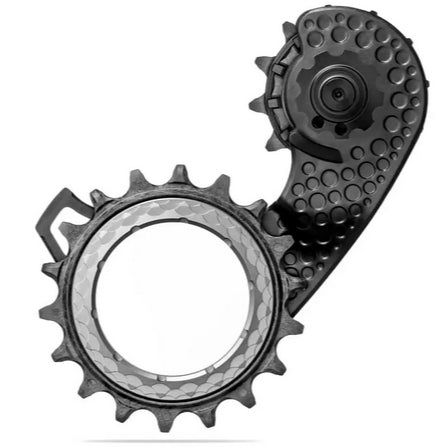 absoluteBLACK Hollowcage® Shimano 9100/8000 Carbon Ceramic Oversized derailleur pulley cage