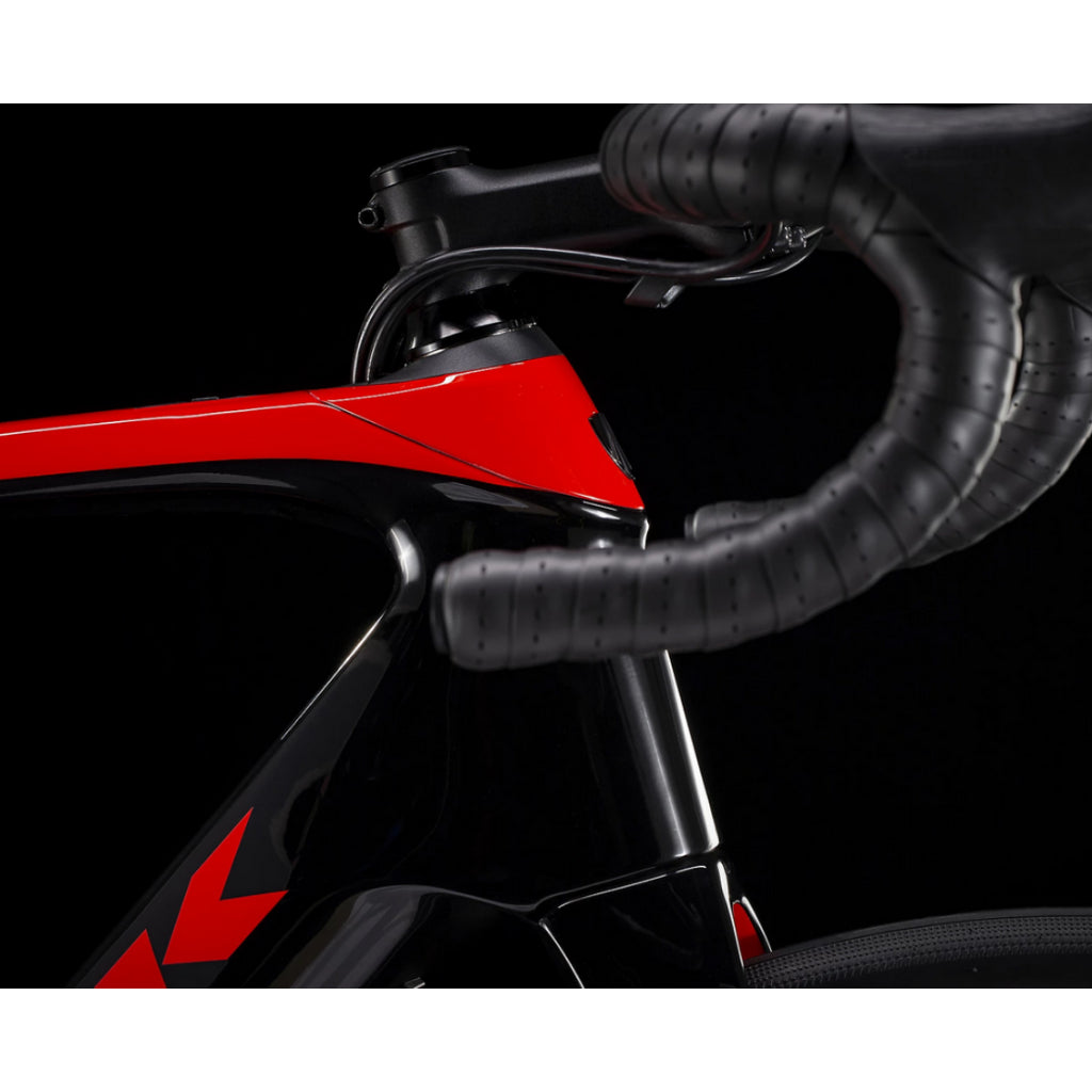 Trek Domane + LT Red and Trek Black