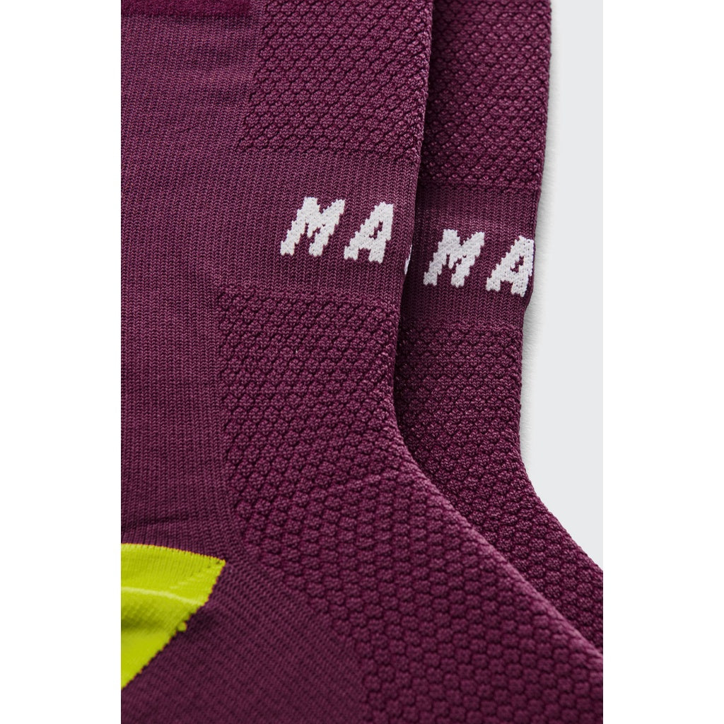 MAAP Emblem Sock Burgundy