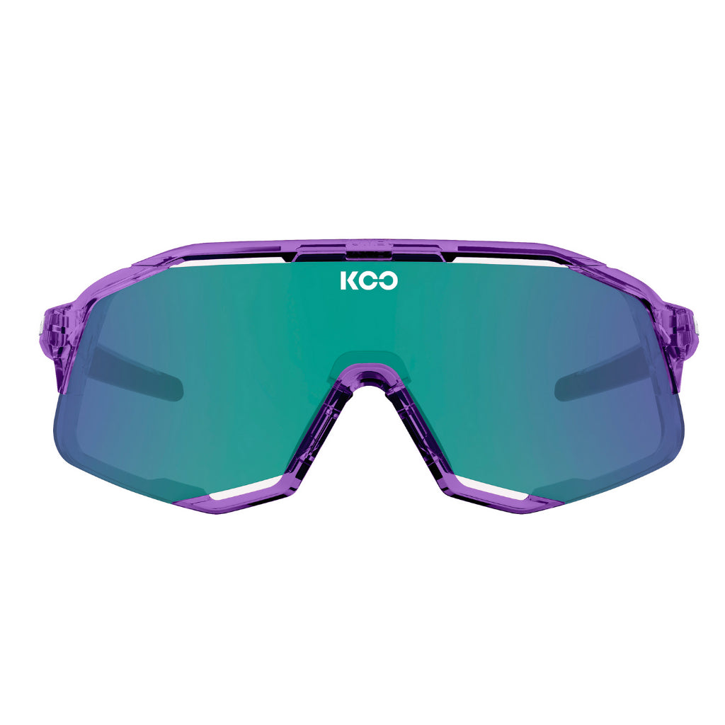 KOO Demos Sunglasses - Violet Glass / Green