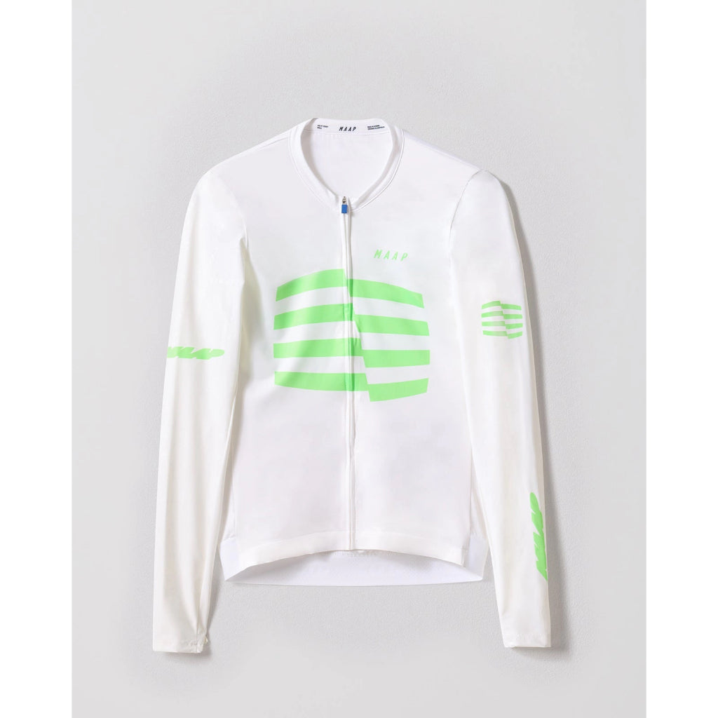 MAAP Sphere Pro Hex LS Jersey 2.0 White