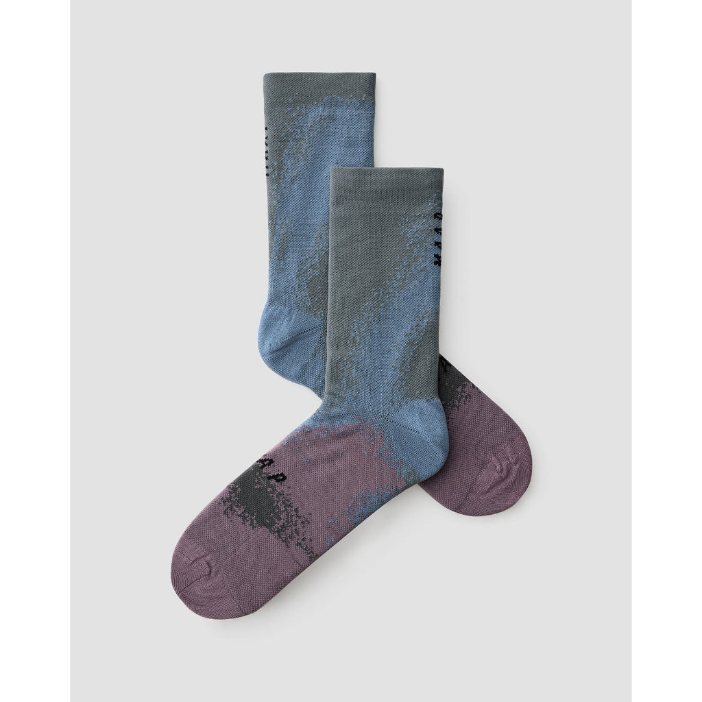 MAAP Blurred Out Sock Blue Mix