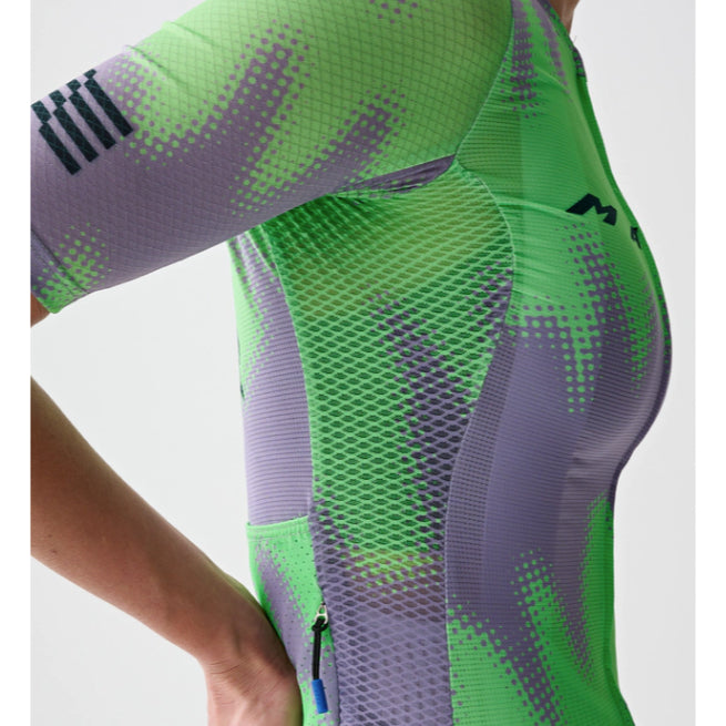 MAAP Women's LPW Pro Air Jersey 2.0 Purple Ash/Aqua Green